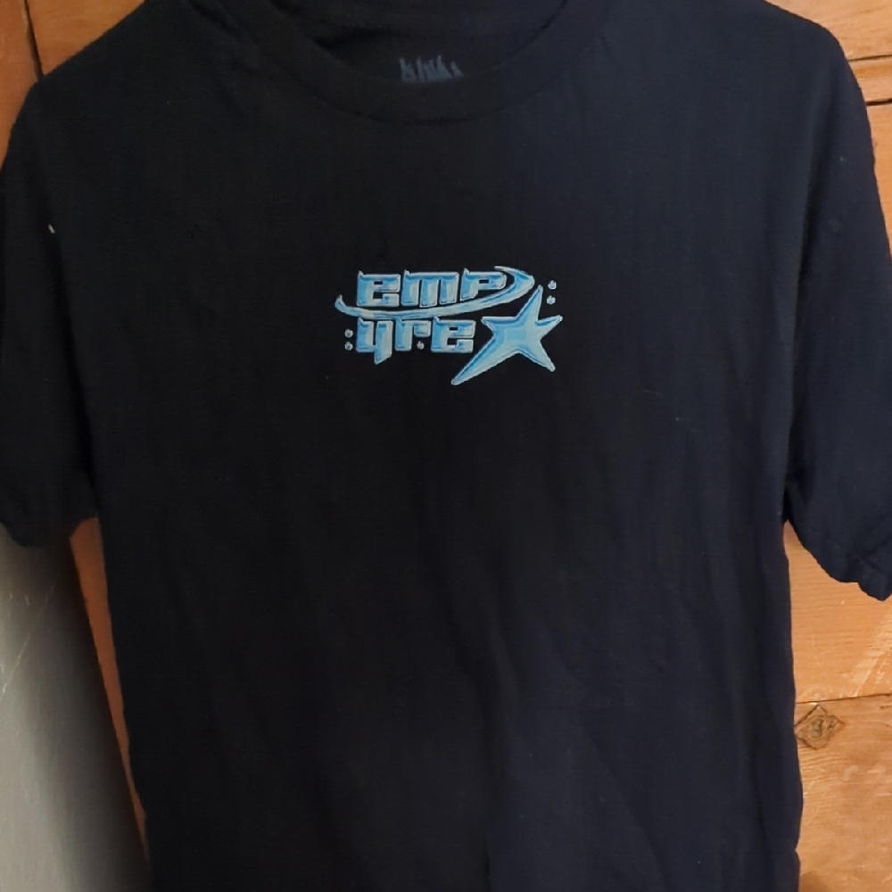 Empyre Black and Blue Crew Neck Tee